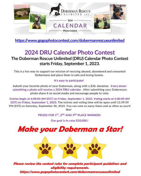 2024 DRU Calendar Photo Contest