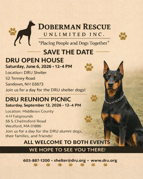 Cover photo for the DRU 2026 Open House and Reunion Picnic Save the Date